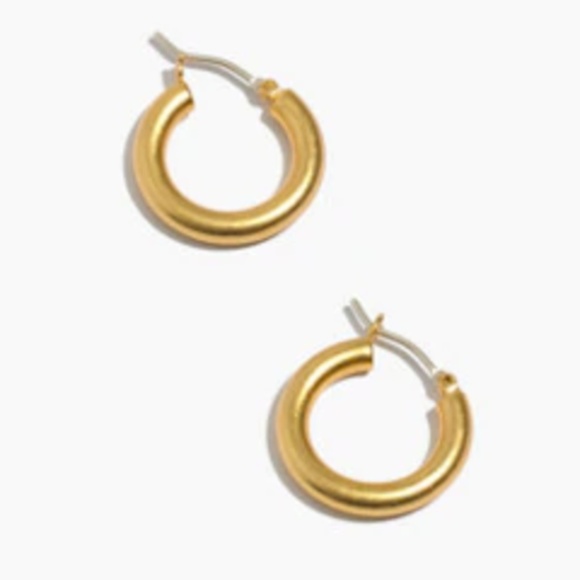 Madewell Jewelry - Chunky Small Hoop Earrings NWOT